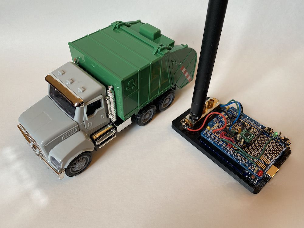 backscatter module with test truck