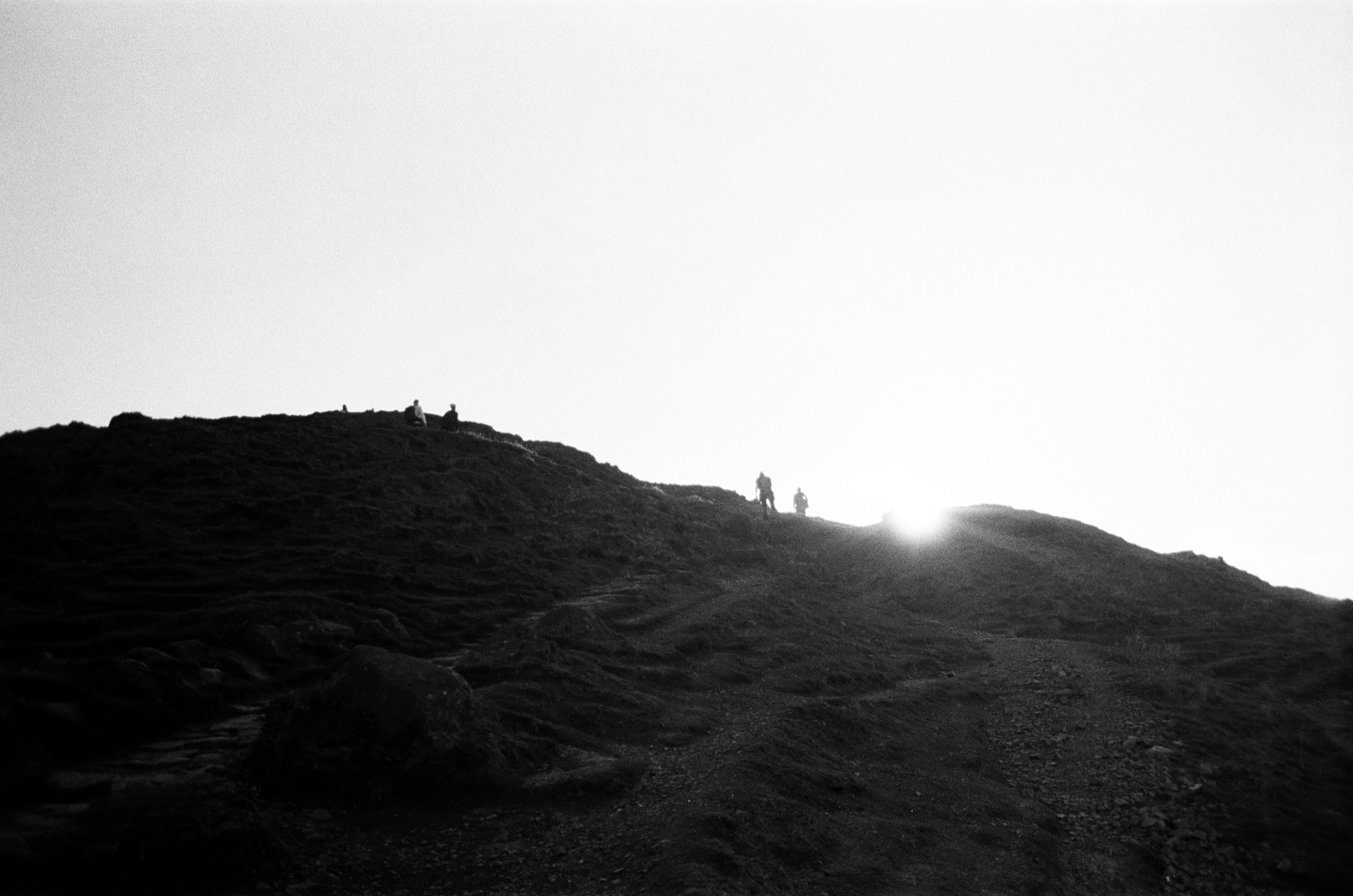 going back down