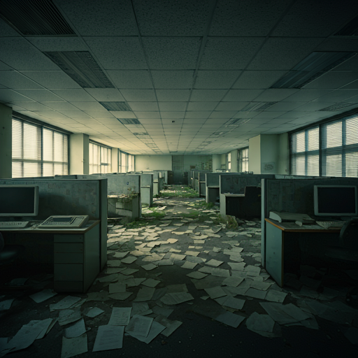 abandoned office